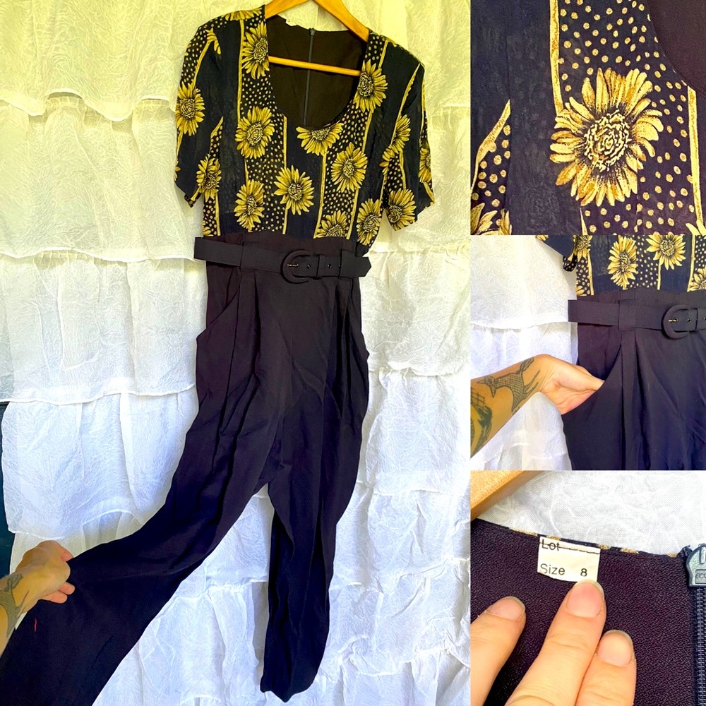 Vintage floral pantsuit